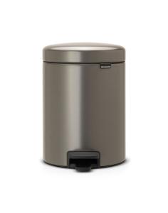 Brabantia NewIcon Pedal Bin 5L Platinum