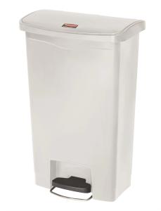 Rubbermaid Slim Jim Metal Step-On Front 50L Vit