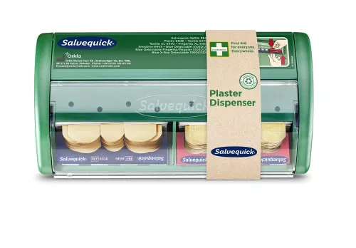 Plåsterautomat Salvequick – snabb och hygienisk plåstertillgång för arbetsplatser och offentliga miljöer