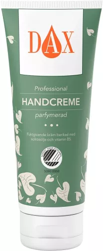 DAX Professional handkräm 100 ml – parfymerad vårdande hudkräm för torra händer i yrkesmiljöer