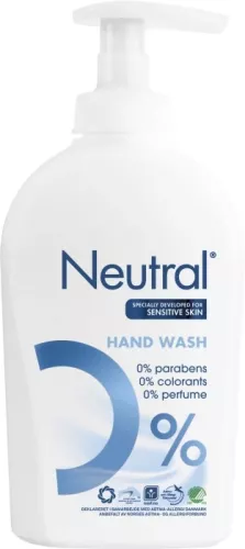 Pumptvål Neutral 250 ml – mild och parfymfri flytande handtvål för känslig hud och daglig handhygien