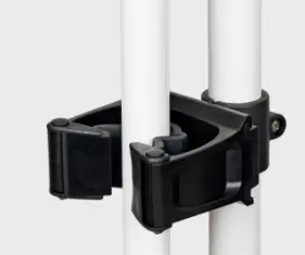 Redskapshållare Toolflex med rörfäste 22 mm – flexibel hållare för säker förvaring av städredskap på vägg eller vagn