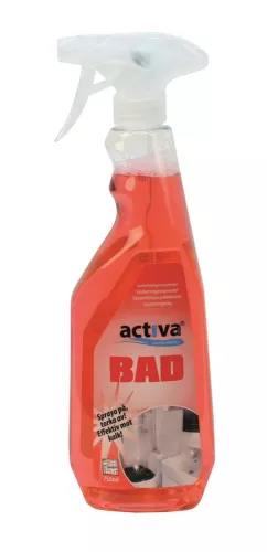 Rengöringsspray Activa Bad 750 ml – effektiv badrumsrengöring för kakel, porslin och sanitet