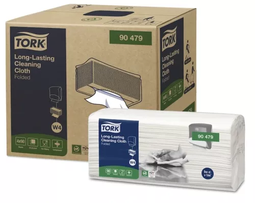 Tork rengöringsduk Slitstark W4 vit – tålig och absorberande duk för krävande rengöringsuppgifter