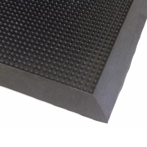 Rubbertip gummimatta 13 mm 60x80 cm – slitstark halkskyddsmatta för arbetsplatser med god komfort och stabilt grepp