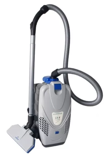 Ryggdammsugare Lindhaus LB4 Electric – ergonomisk och kraftfull ryggburen dammsugare för professionell städning i trånga utrymmen