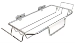 Säckhylla Activa uppfällbar RAL 9005 – stabil och platsbesparande hållare för avfallssäckar