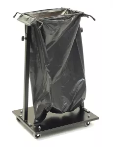 Säckställ Max justerbart, vitt 70–240 liter – stabilt avfallsställ för säckar från 70 till 240L, idealiskt för storkök och industri