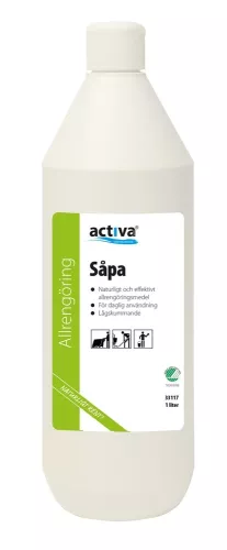 Såpa Activa 1L – naturligt rengöringsmedel för golv, träytor och allmän städning