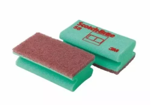 Scotch-Brite 3M skursvamp grön 58 – skursvamp i slitstarkt material för effektiv rengöring i kök med hög smutsupptagning, tar bort ingrodd smuts och ger snabbare resultat utan att kompromissa med hållbarhet, anpassad för kök och professionell städning