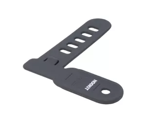 Hookit Pro skaftkrok mörkgrå – robust krok för säker och flexibel upphängning av städredskap på väggskena