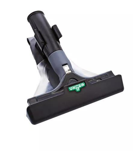 Unger ErgoTec Ninja Combo – professionell fönsterskrapa med ergonomiskt handtag och tillhörande hölster för säker och snabb åtkomst, idealisk för effektiv och flexibel fönsterputsning på höjd