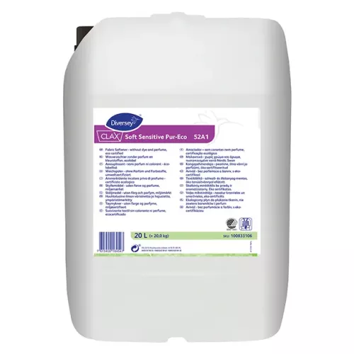 ​Sköljmedel Clax Soft Sensitive Pur-Eco 52A1 10 L