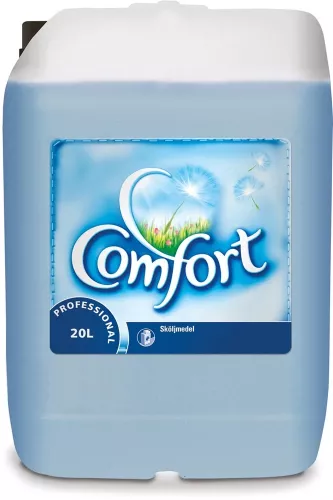 Sköljmedel Comfort Pro Formula Original 20L – professionellt sköljmedel som ger mjuk tvätt och fräsch doft, anpassat för storkök och tvätterier