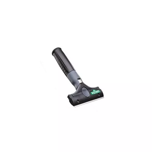 Unger ErgoTec Ninja skrapa 15 cm med ergonomiskt handtag och rostfritt blad, idealisk för fönsterrengöring och borttagning av smuts från glas
