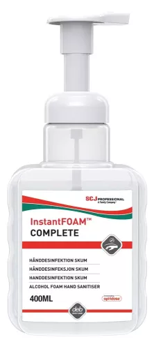 Skumhanddesinfektion InstantFOAM Optidose C – alkoholbaserat desinfektionsskum med exakt dosering för snabb och effektiv handhygien