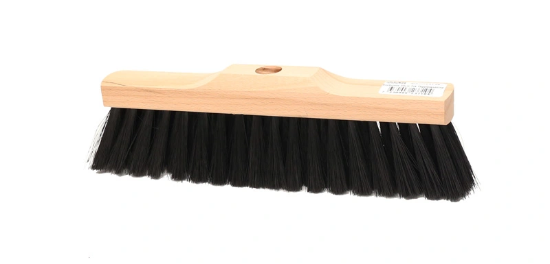 Sopborste Max 30 cm med trärygg och tagelblandning – mjuk borste för fin sopning inomhus