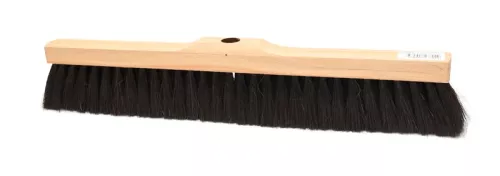 Sopborste Max Pro med 50 cm borsthuvud i trä och naturhår, avsedd för fin sopning av torra inomhusytor