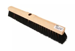 Sopborste 60 cm med träskaft och borst av kokos och tagel – Max-modell för effektiv grovstädning inomhus och utomhus