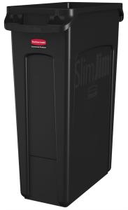 Rubbermaid Slim Jim 87L Tunna Svart