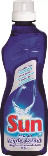 Spolglans Sun 500 ml – effektivt sköljmedel för skinande resultat i diskmaskin