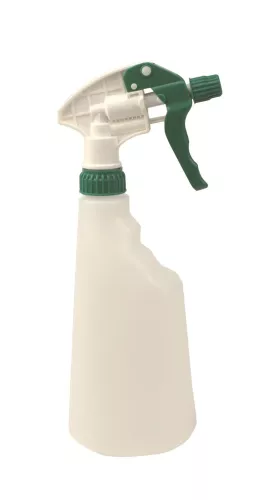 Sprayflaska Activa Basic 600 ml, grön – ergonomisk flaska med justerbart munstycke för rengöringsvätskor