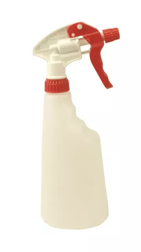 Sprayflaska Activa Basic röd 600 ml – ergonomisk och påfyllningsbar flaska för rengöringsmedel