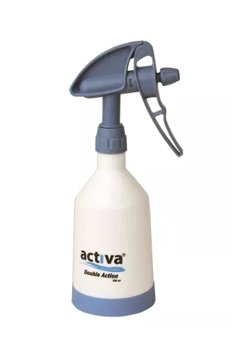 Dubbelverkande sprayflaska från Activa, 500 ml – sprutar vid både tryck in och ut, med 360°-funktion