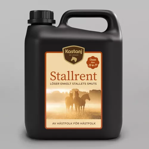 Stallrent 4 liter – rengöringsmedel för golv, väggar och utrustning i stall och djurmiljöer som effektivt avlägsnar organisk smuts, motverkar bakterier och neutraliserar lukt, med skonsam formula anpassad för daglig rengöring i stall och lantbruk