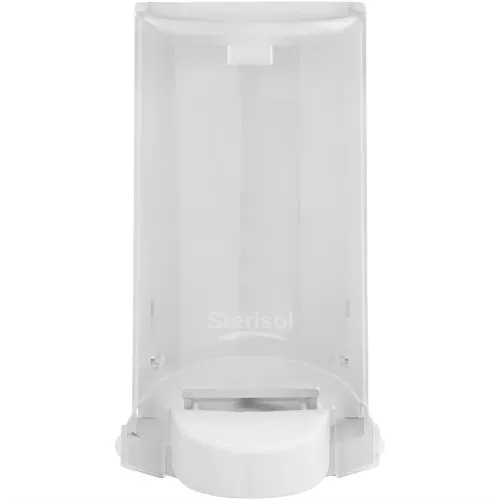Sterisol dispenser vit 700 ml – hygienisk dispenser för tvål eller desinfektion med enkel dosering