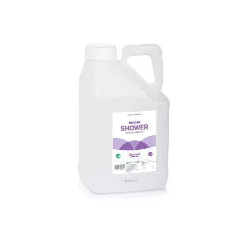 Sterisol Sweden duschtvål & schampo 5L – mild och parfymfri kombinationsprodukt för dusch och hårtvätt