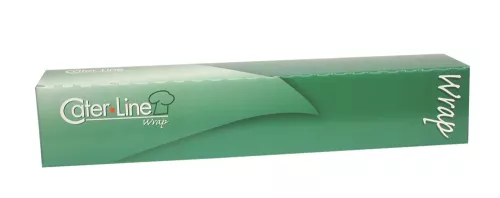 Storköksfilm Cater Line PE 300 m x 45 cm – livsmedelsgodkänd plastfilm för hygienisk och tät förvaring i restaurang och storkök