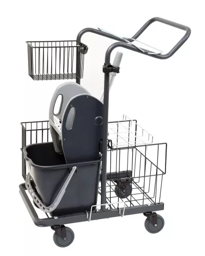 Svabbvagn Activa Speedo Exclusive – robust och ergonomisk städvagn med dubbla hinkar och press för effektiv våtmoppning i professionella miljöer