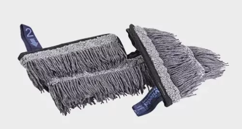 SWEP Duo r-MicroTech Pro mop 35 cm – dubbelsidig mikrofibermopp för effektiv rengöring med hög smutsupptagning, slitstark konstruktion och ergonomisk design, anpassad för professionell städning i krävande miljöer