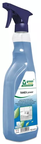 Green Care Tanex Power 750 ml – färdigblandad allrengöring för hårda och vattenbeständiga ytor med kraftfull formula som löser upp fett, olja och envis smuts vilket ger rena och välbevarade ytor utan ränder