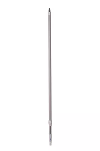 Vikan teleskopskaft med vattenföring, vit 160 cm – ergonomiskt handtag och slanganslutning