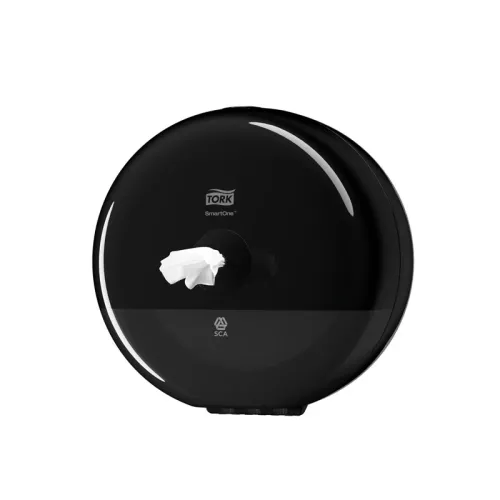 Tork SmartOne Mini T9 toalettpappersdispenser – kompakt och hygienisk lösning för offentliga toaletter