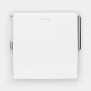 Toalettpappershållare i vit från Brabantia Renew för stilrent och modernt badrum