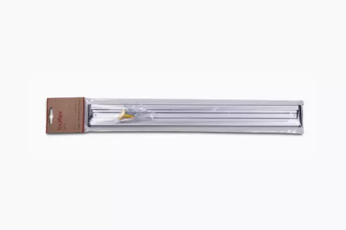 Toolflex skena 50 cm – praktisk och kompakt väggskena för organiserad upphängning av redskap och verktyg