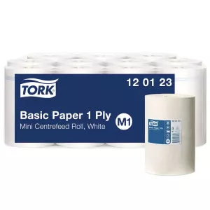 Tork Basic Papper 1-lag Vit 120m Universal M1