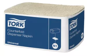​Tork Counterfold Dispenserservett Natur Universal N1