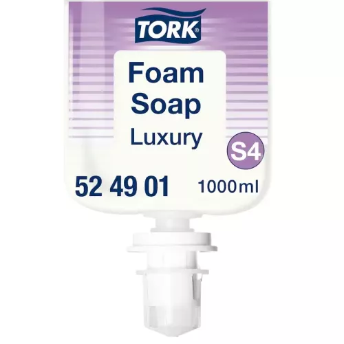 Tork exklusiv skumtvål 1 L S4 – lyxig och skonsam skumtvål för effektiv och hygienisk handtvätt