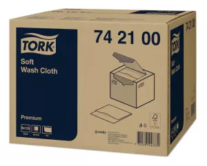 Tork Mjuk Tvättlapp 1-Lag 30x19.2cm Premium