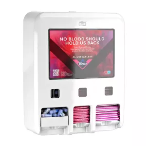 ​Tork Period Care Mensskydd Dispenser Vit