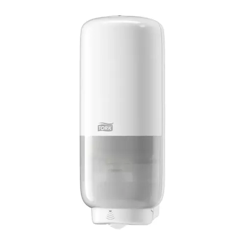 Tork Skincare dispenser med Intuition sensor – beröringsfri dispenser för tvål och handdesinfektion, hygienisk och effektiv lösning som minskar smittspridning i vård, kontor och offentliga miljöer
