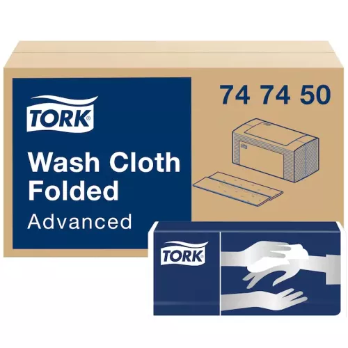 Tork tvättlapp vikt 6-lag Advanced – mjuka och slitstarka tvättlappar för hygienisk rengöring inom vård och omsorg