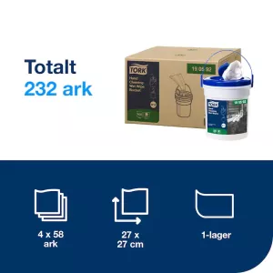 ​Tork Våtdukar för Handrengöring Hink W14