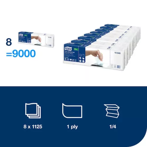 Tork Xpressnap dispenserservett vit N4 – praktiska och hygieniska servetter för dispenser i restaurang och café