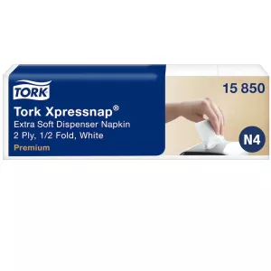 Tork Xpressnap® Extra Mjuk Vit Dispenserservett N4
