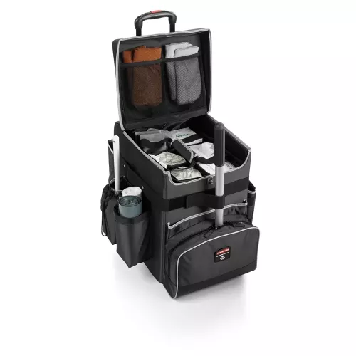 Transportväska Rubbermaid Quick Cart Medium – slitstark och mobil vagn för organiserad städutrustning